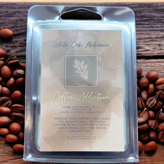 Coffee Addiction Wax Melts - White Oak Ambience Wax Melt