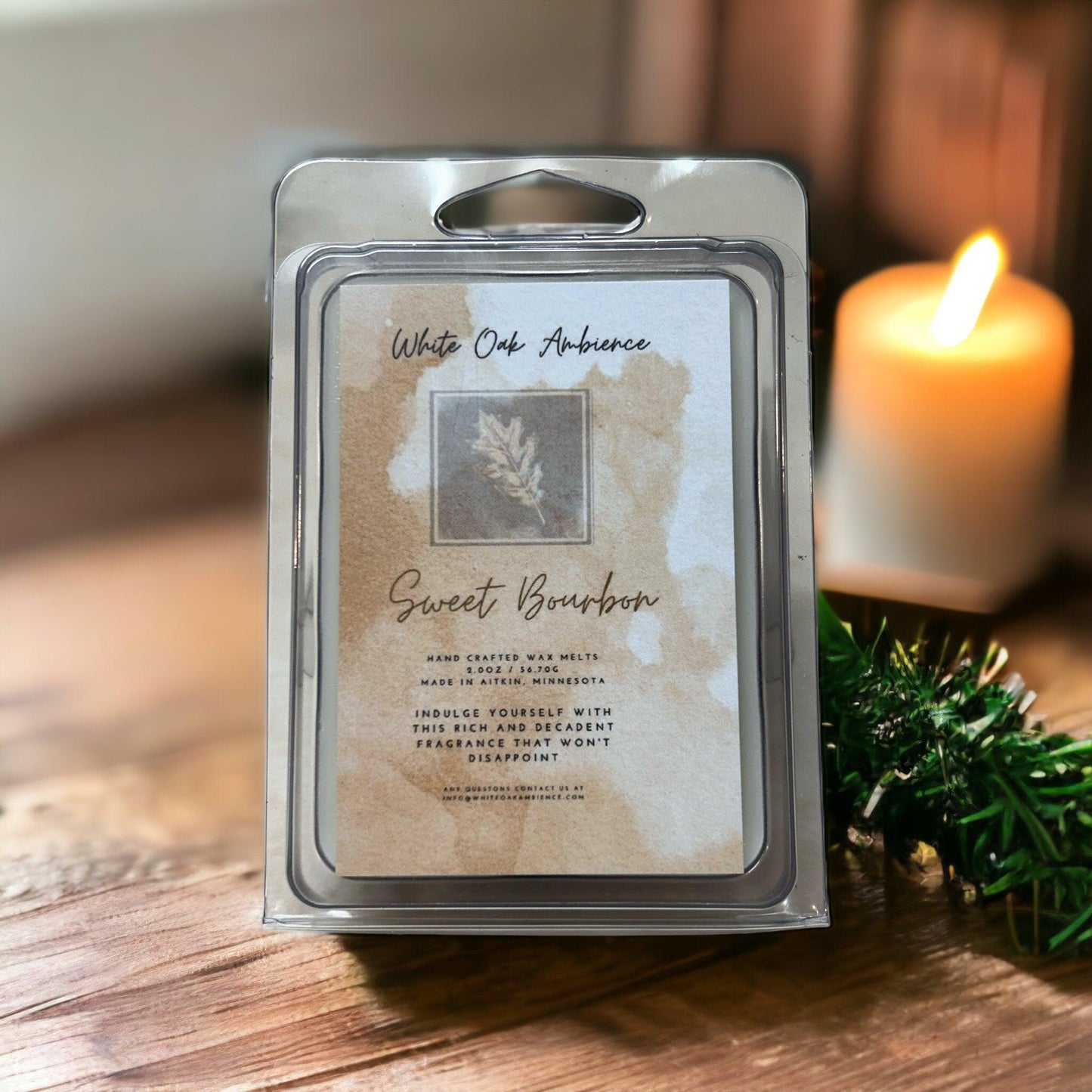 Sweet Bourbon Wax Melt - White Oak Ambience Wax Melt