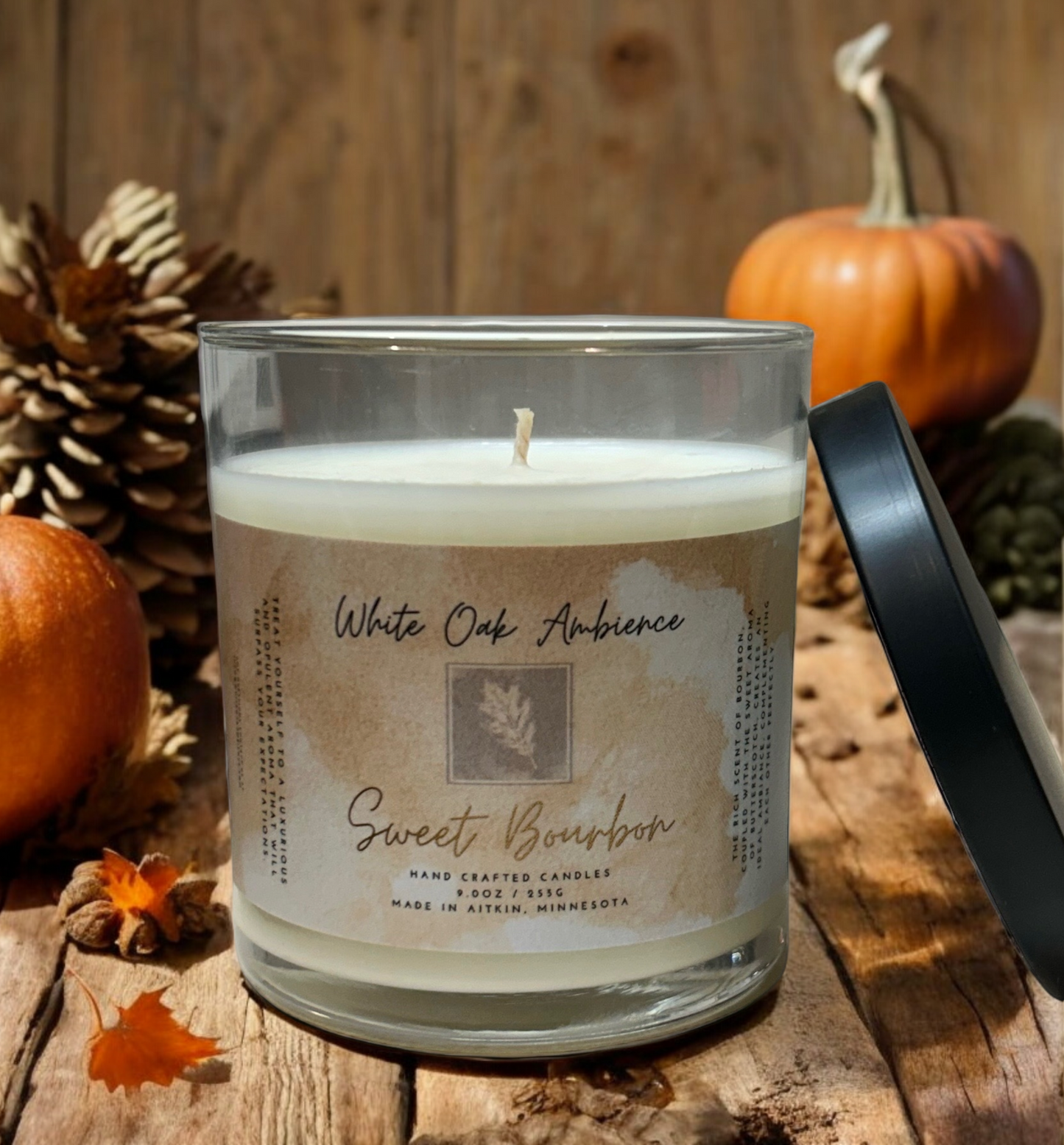 Sweet Bourbon Scented Candle