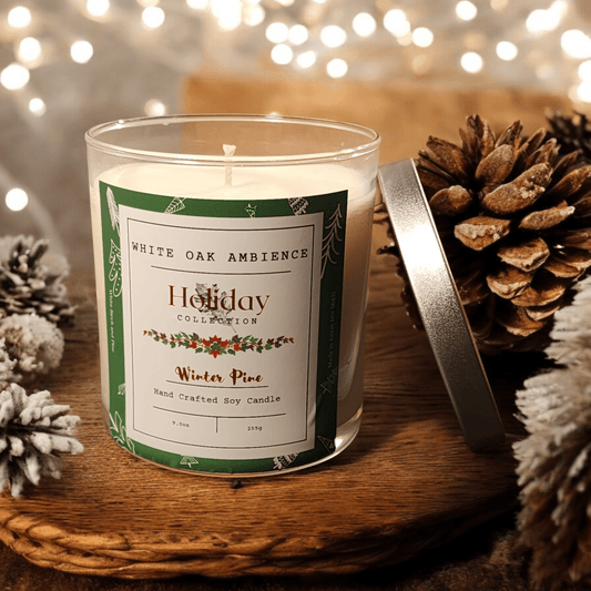 Winter Pine Candle - White Oak Ambience Container Candle